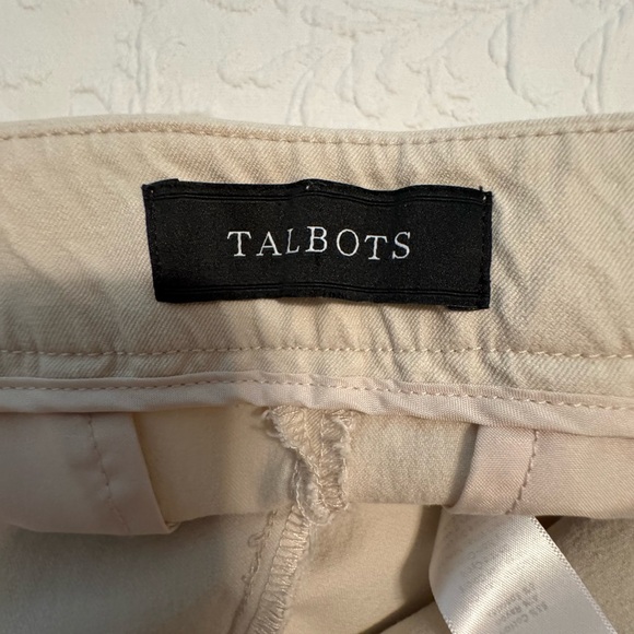 Talbots Khaki Chatham ankle pants. Size 6P - Picture 4 of 8